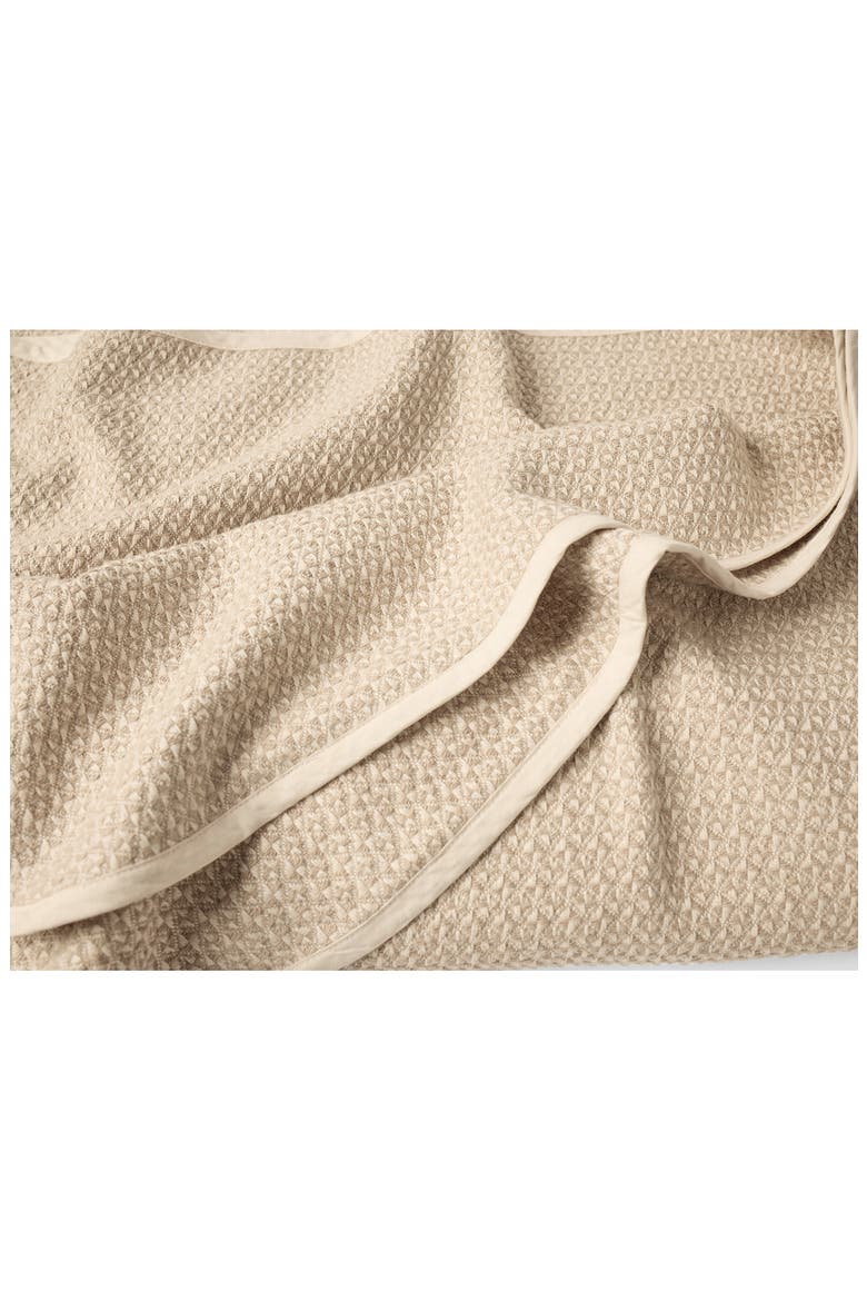 Honeycomb Organic Cotton Blanket, Alternate, color, UNDYED/ OYSTER
