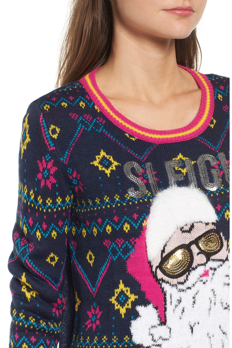 Sleigh All Day Sweater, Alternate, color, NAVY