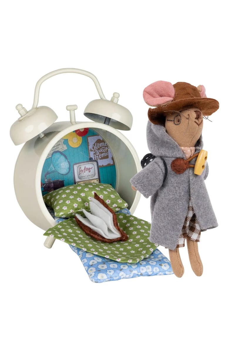 JABBER BALL Travel Mouse in Alarm Clock Stuffed Animal Set, Main, color, Multi