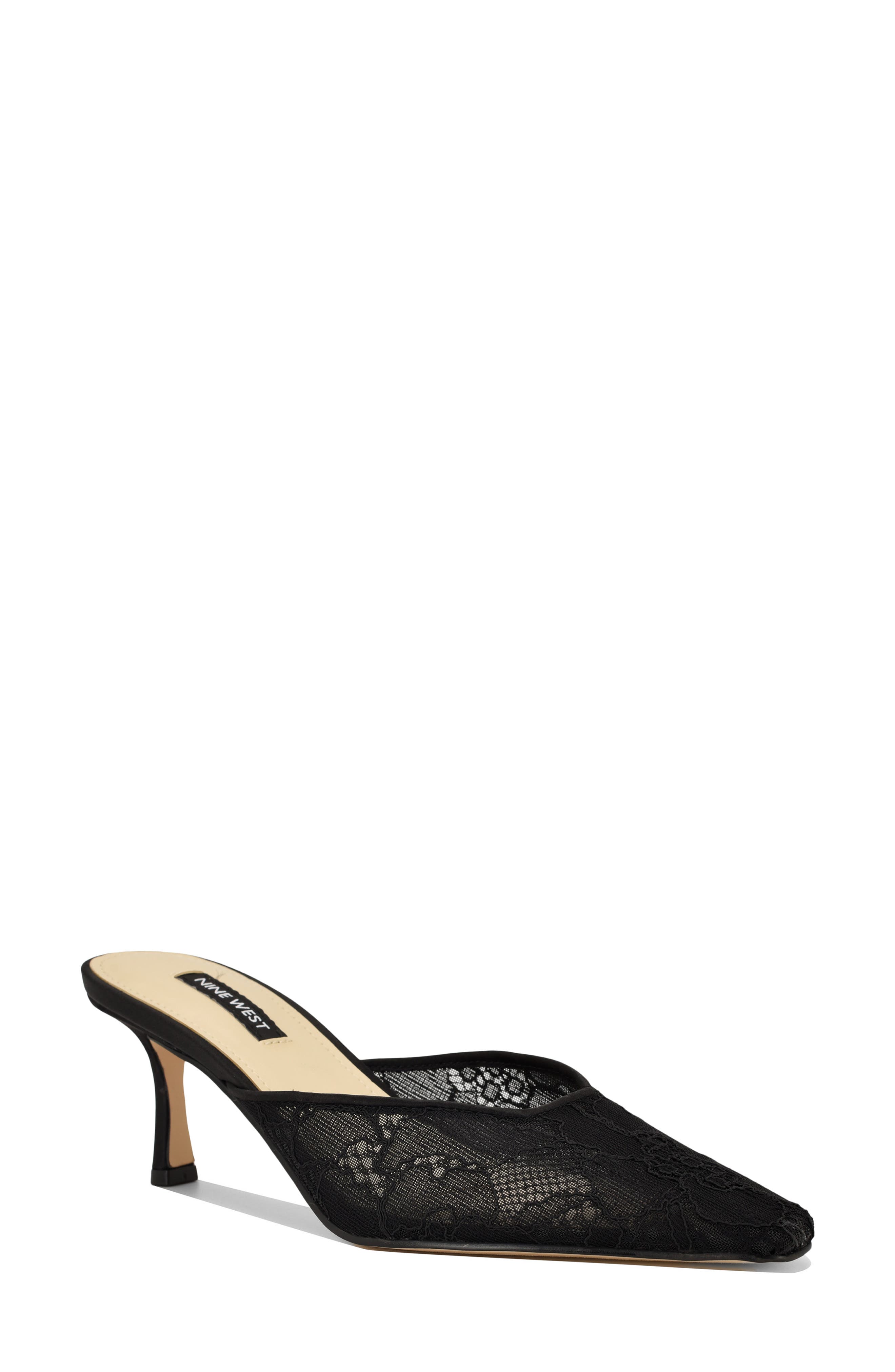 Camenlap Mule, Main, color, BLACK LACE