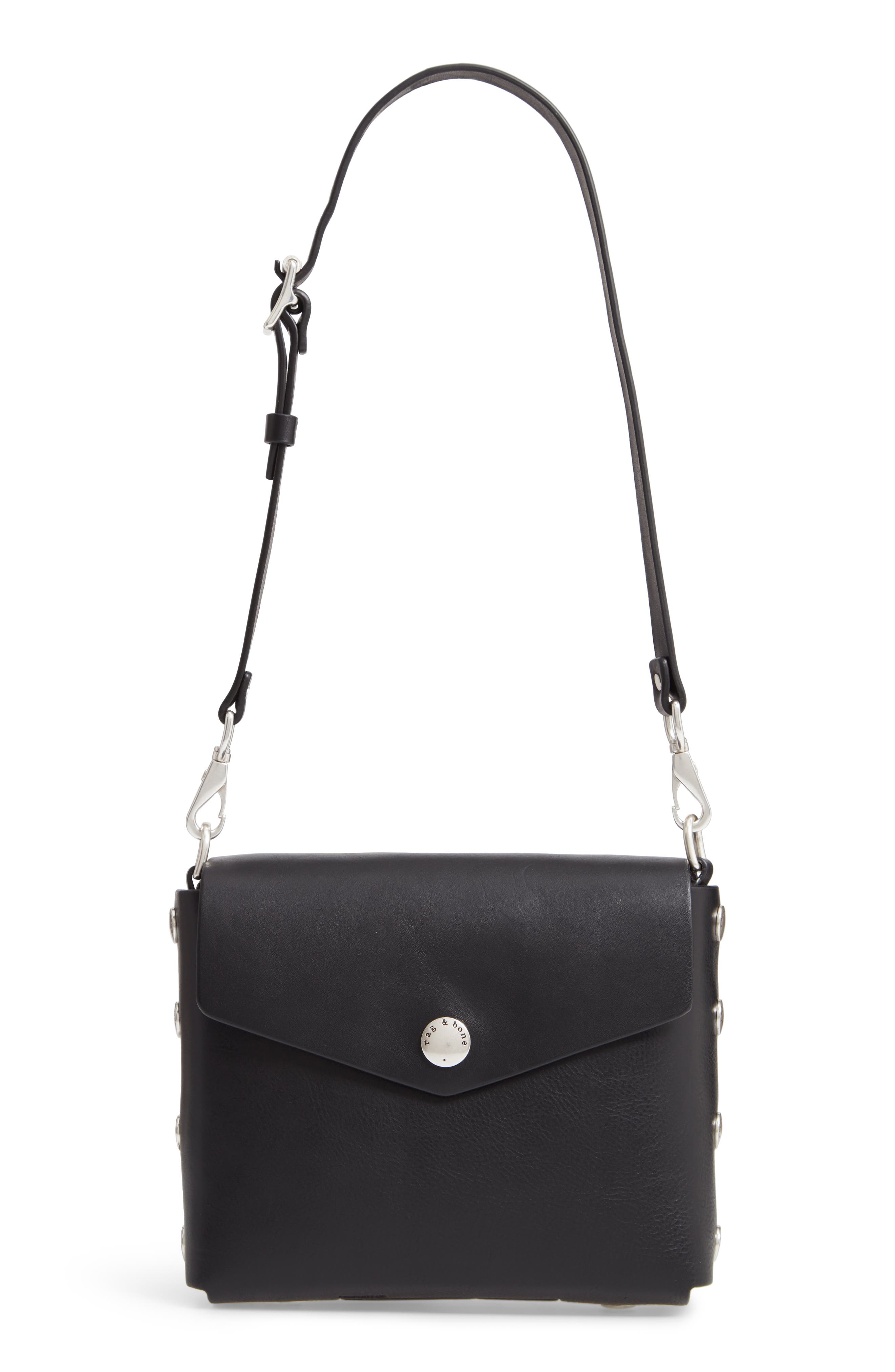 rag & bone Atlas Concept Leather Shoulder Bag, Alternate, color, 