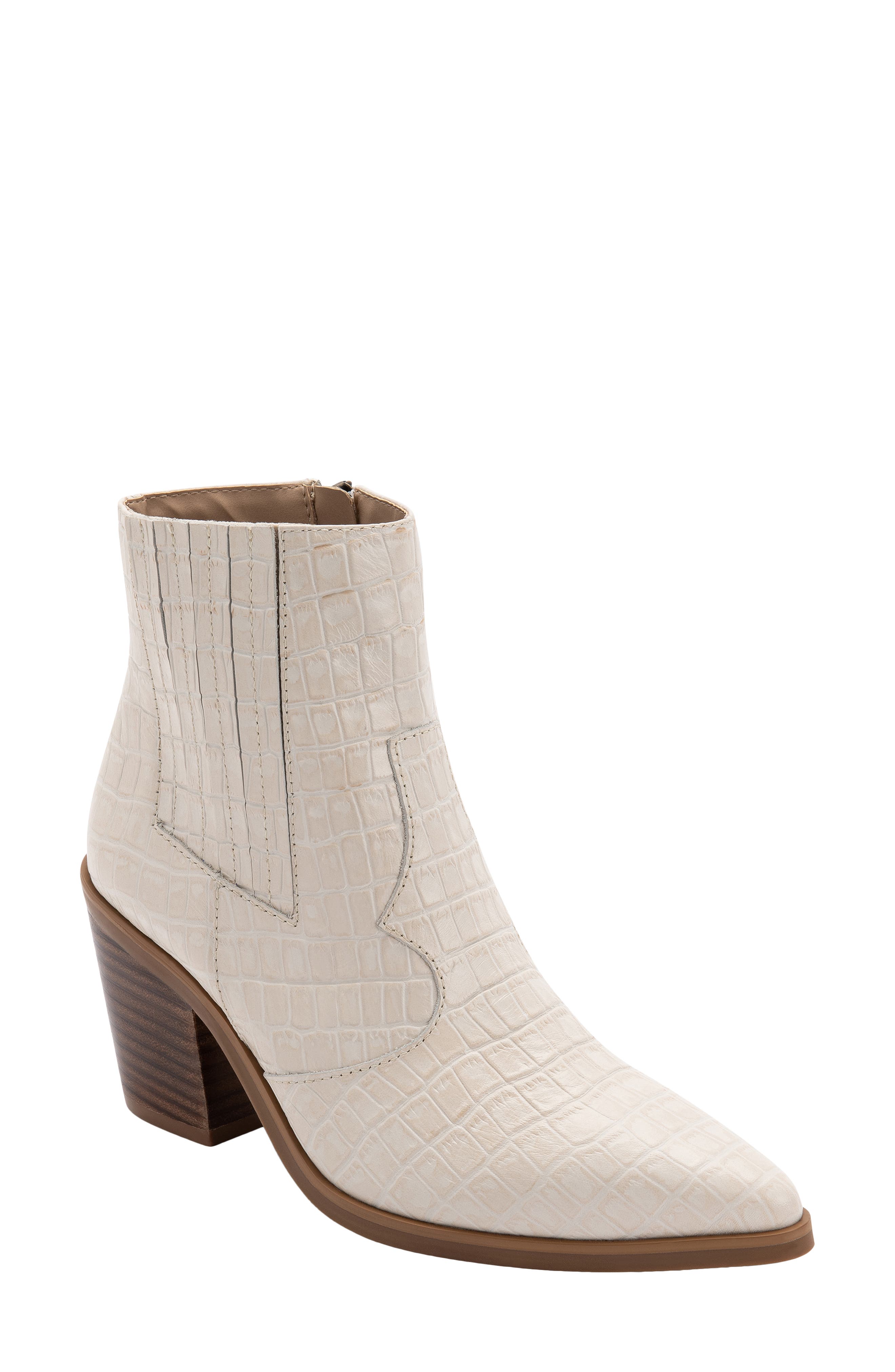 Que Waterproof Bootie, Main, color, BONE LEATHER