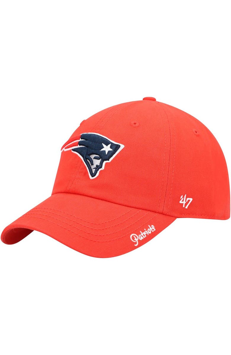 '47 Women's '47 Red New England Patriots Miata Clean Up Secondary Adjustable Hat, Main, color, Red