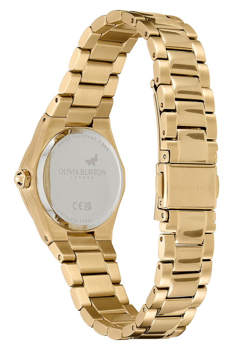 Mini Hexa Bracelet Watch, 28mm, Alternate, color, TAUPE
