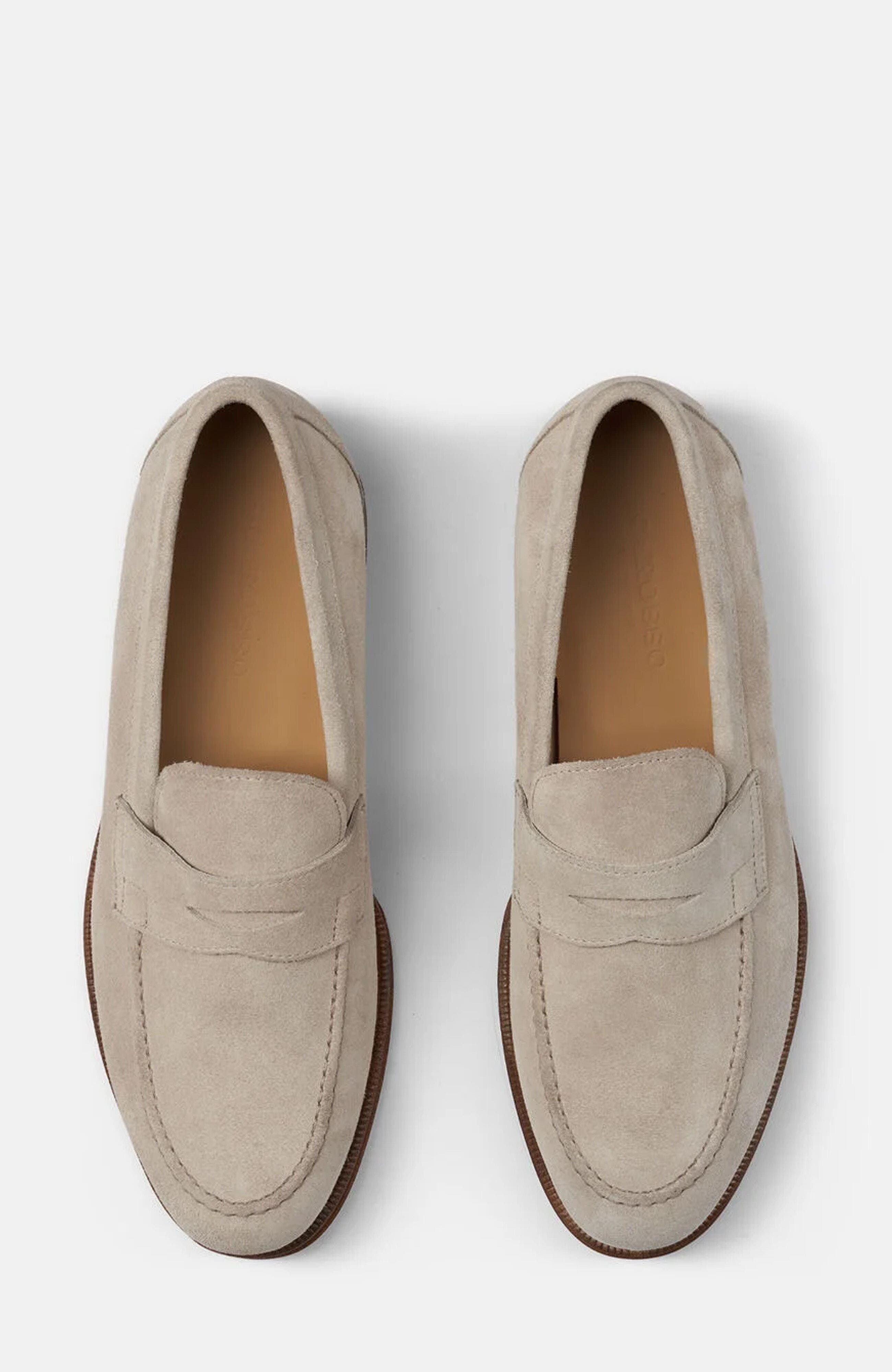 Stefano Loafers, Alternate, color, Sand - Suede