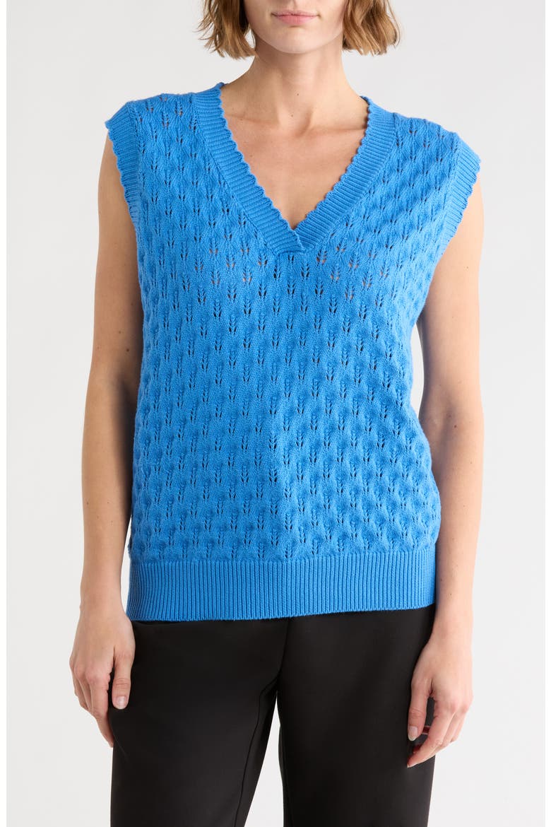Olarie Sweater Vest, Main, color, BLEU