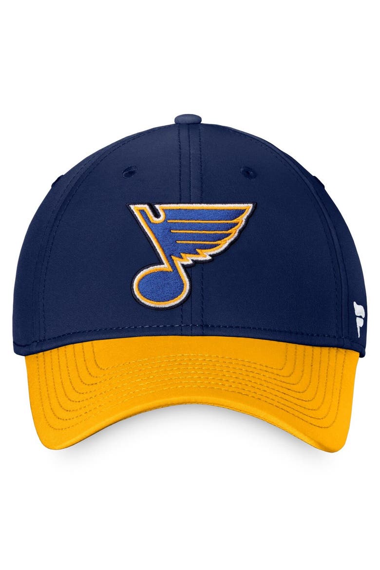 Men's Fanatics Navy St. Louis Blues Core Primary Logo Flex Hat, Alternate, color, Navy