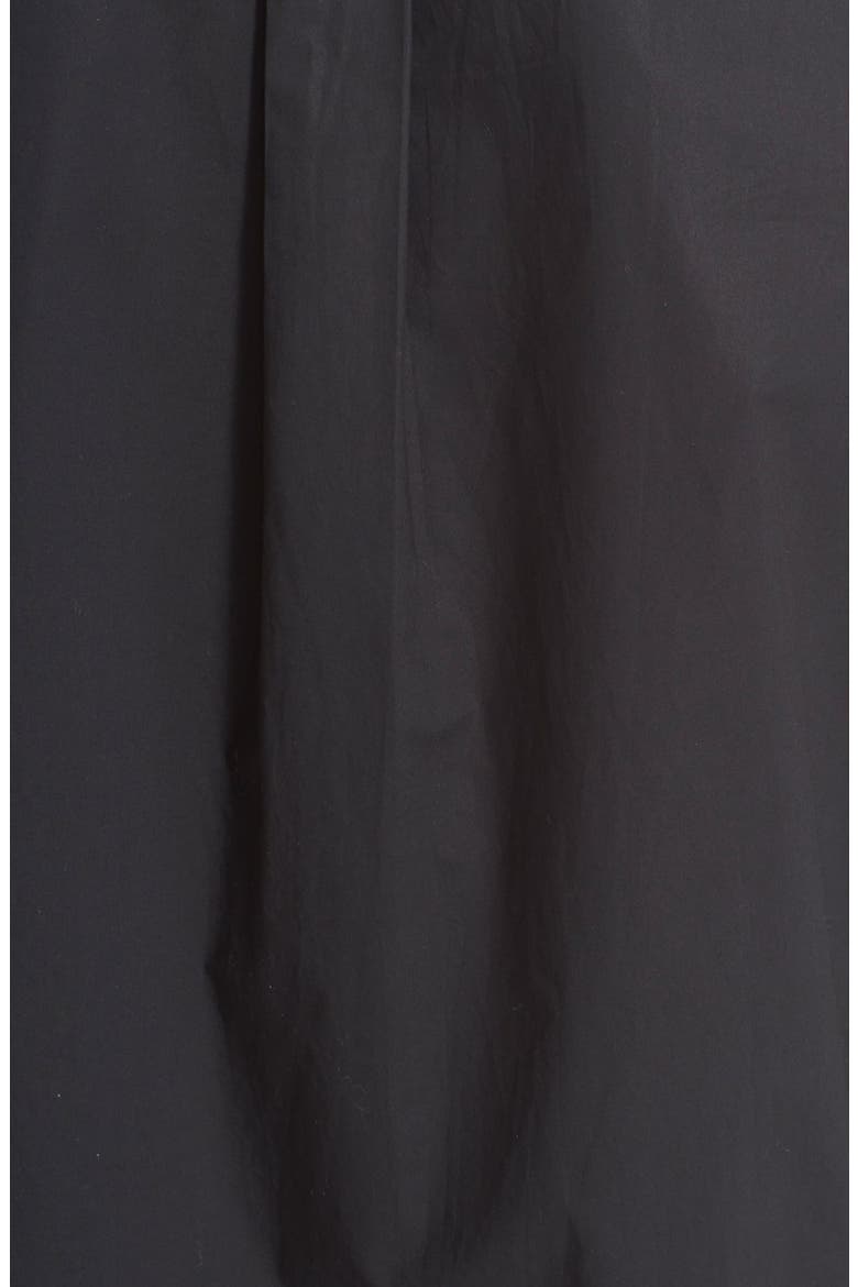 Trim Fit Cotton Poplin Shirt, Alternate, color, MATRIX BLACK