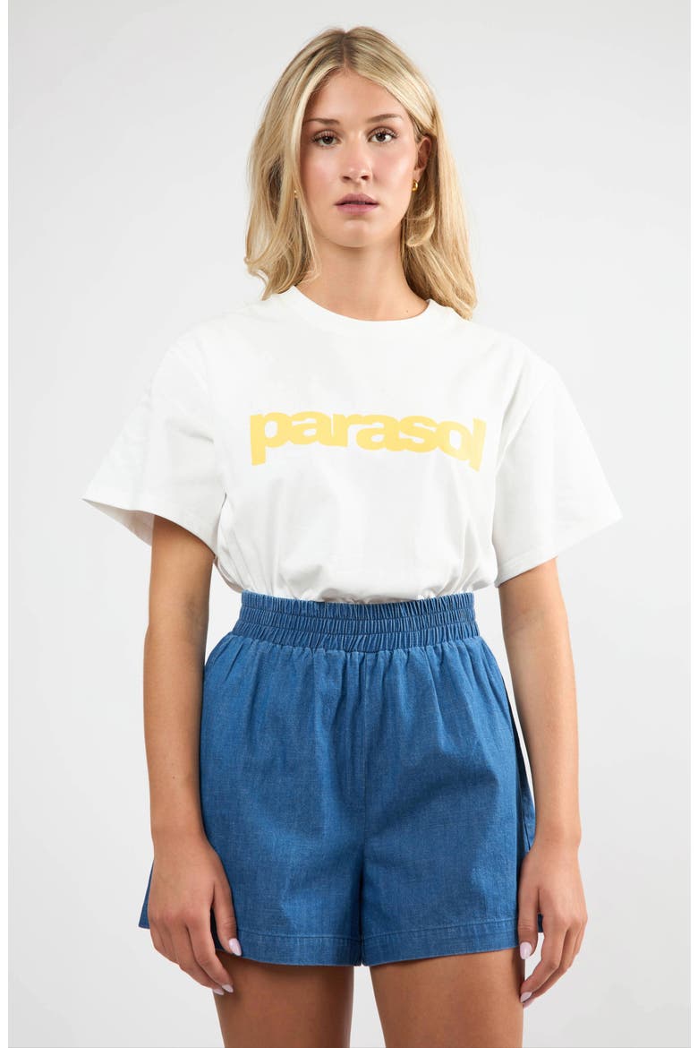 Parasol Graphic Cotton T-Shirt, Alternate, color, YELLOW