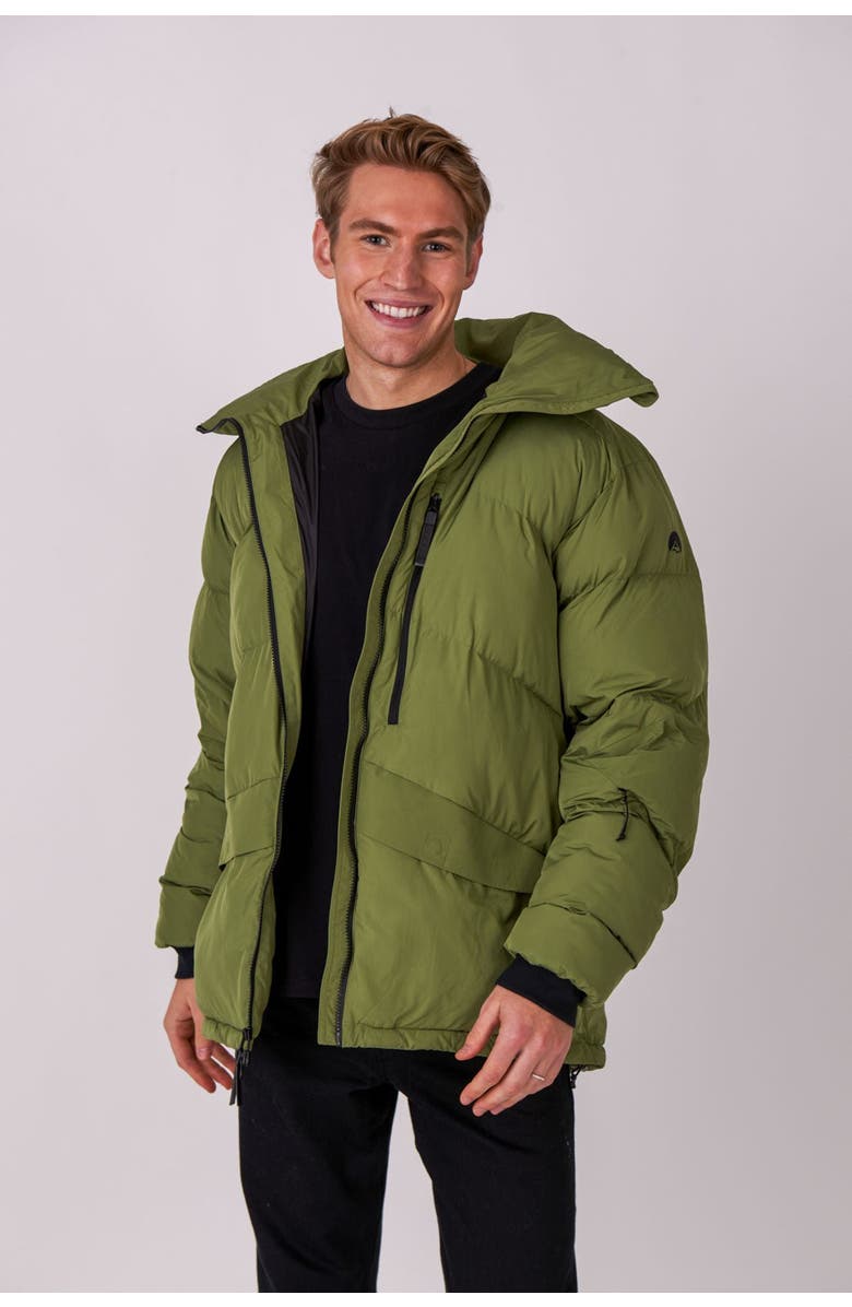 OOSC Men's Puffer Jacket, Alternate, color, Khaki