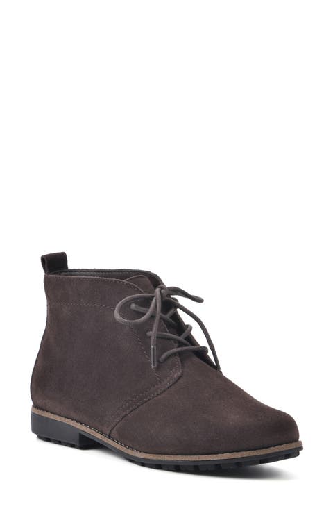 Auburn Suede Bootie