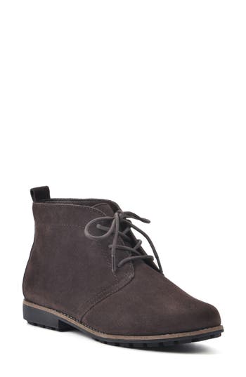 White Mountain Footwear Auburn Suede Bootie In Brown