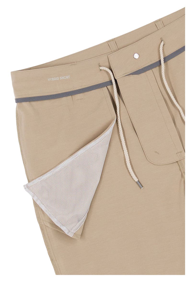 8" Hybrid Shorts, Alternate, color, LIGHT BEIGE/ KHAKI