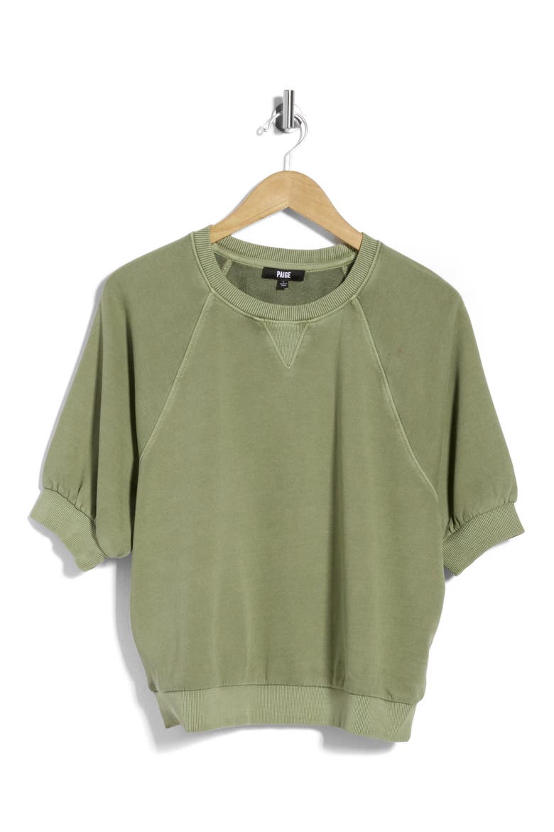 Queenie Short Sleeve Sweatshirt, Main, color, LAUREL