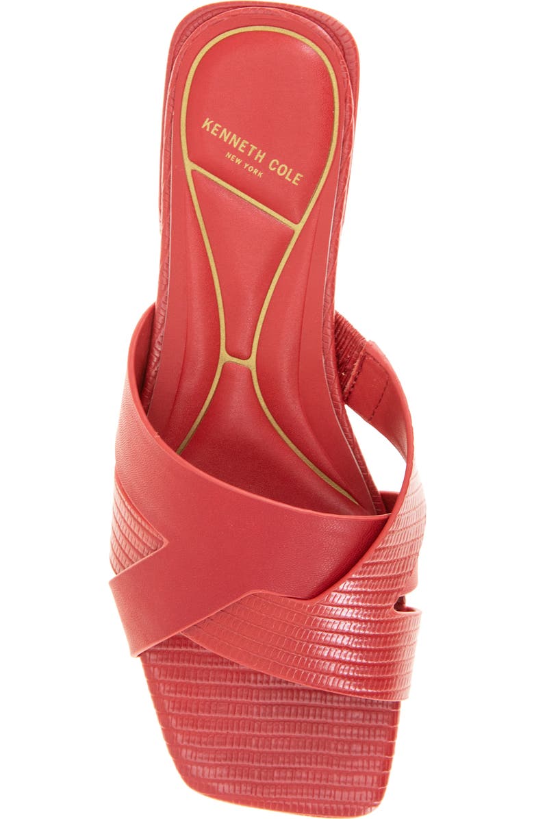 Kenneth Cole Issa Slide Sandal, Alternate, color, Red Lizard