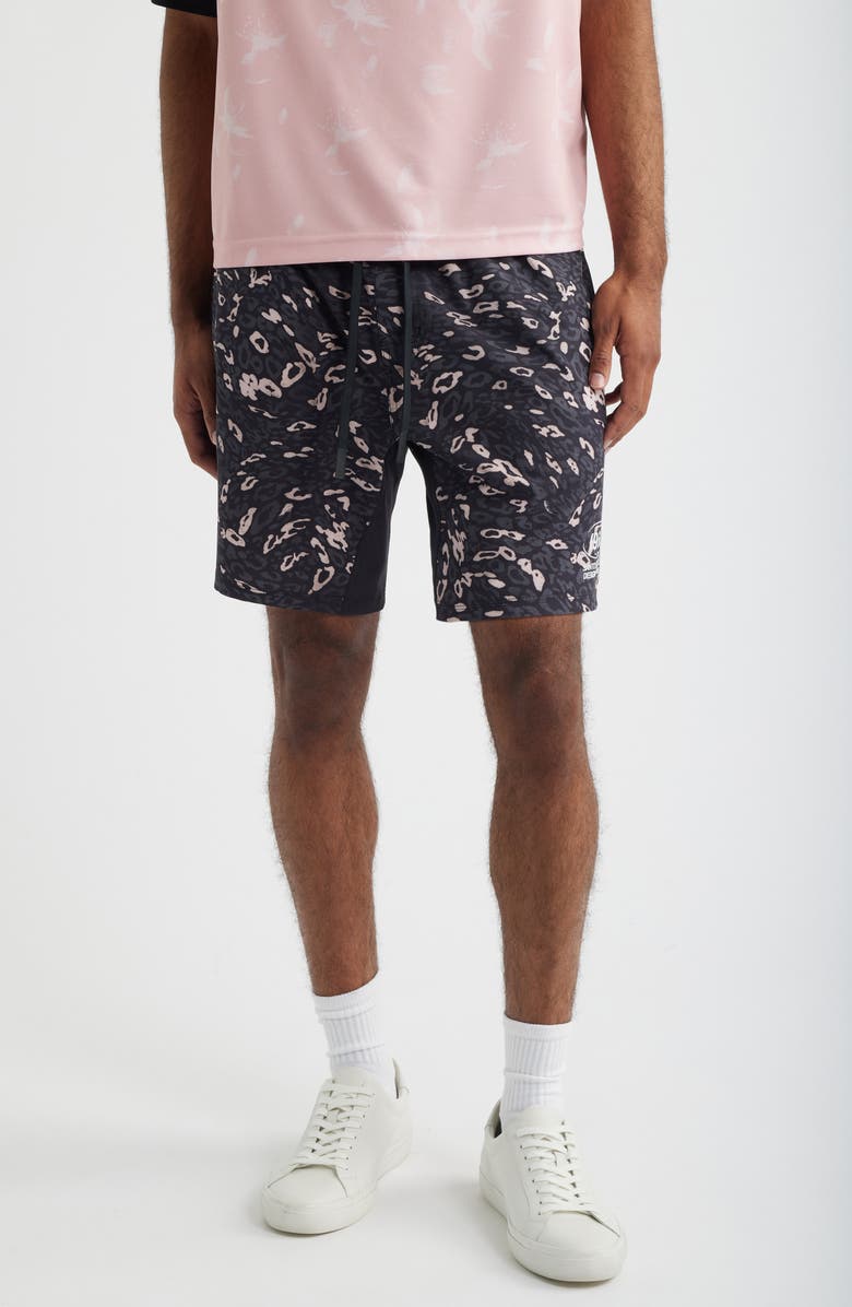 SANTO STUDIO Tempo Tech Shorts, Main, color, Black