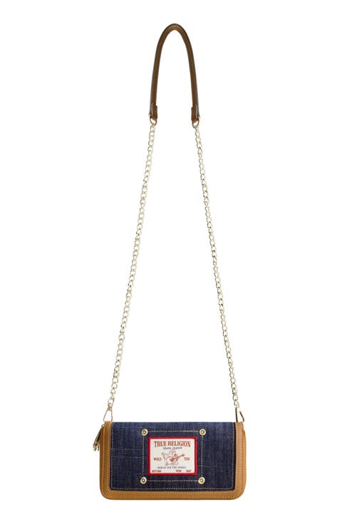 Buddha Patch Double Zip Chain Wallet