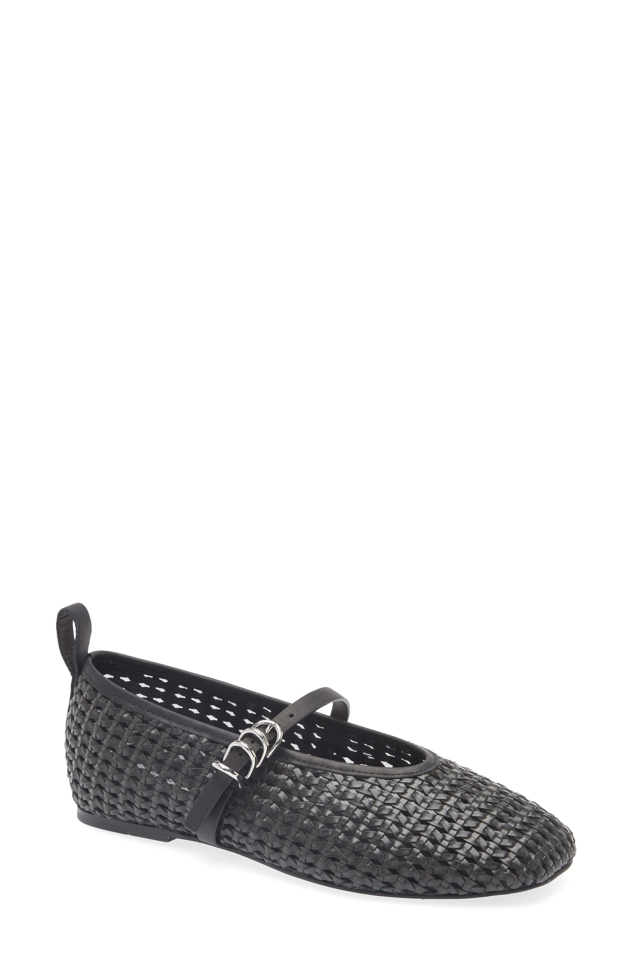 rag & bone Spire Woven Mary Jane Flat, Main, color, 