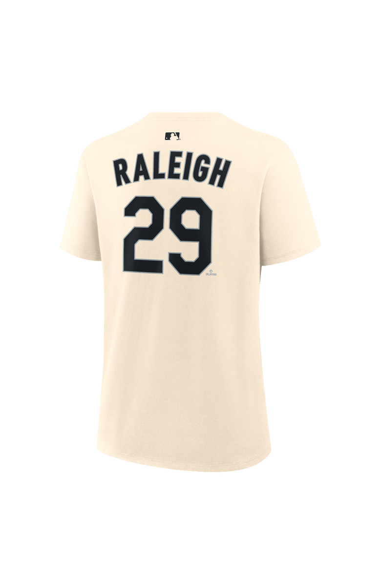 Nike Women's Nike Cal Raleigh Natural Seattle Mariners Name & Number T-Shirt, Alternate, color, Natural