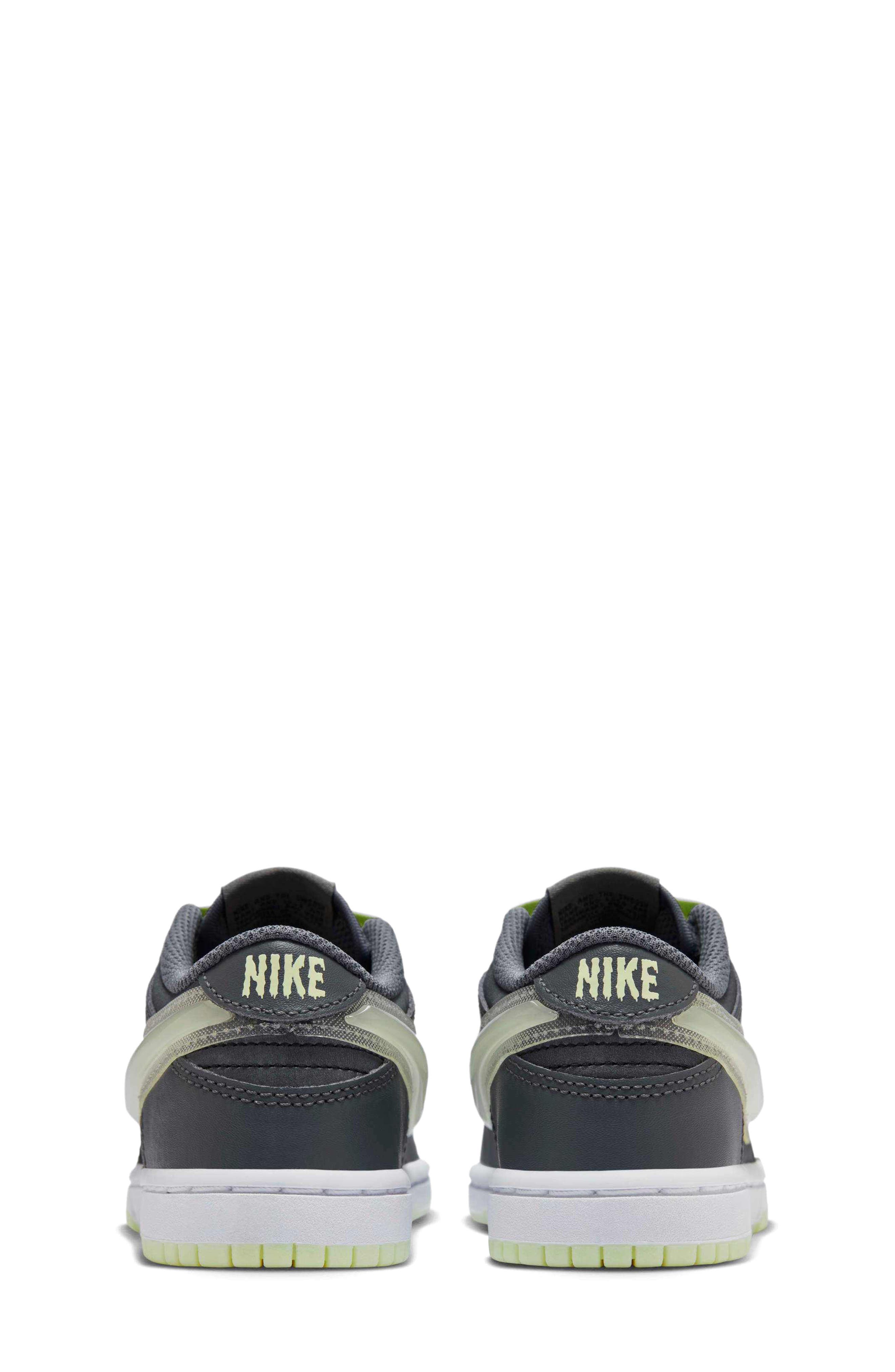 Nike Dunk Low Glow in the Dark Basketball Sneaker, Alternate, color, 