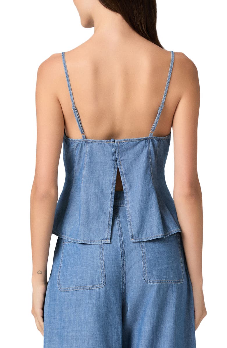 PAIGE Esther Chambray Camisole, Alternate, color, Azusa