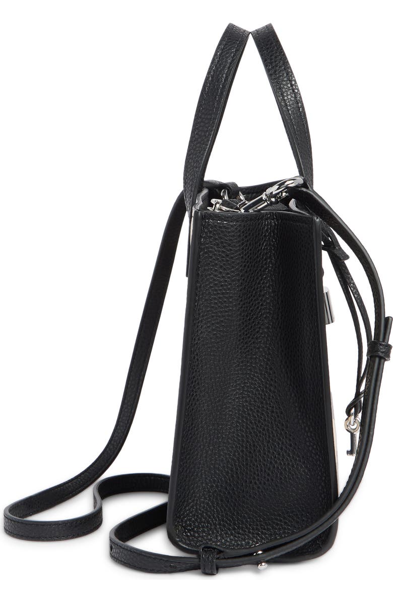 Marc Jacobs Mini Zebra Print Bold Grind Grind Bag, Alternate, color, Black/ White