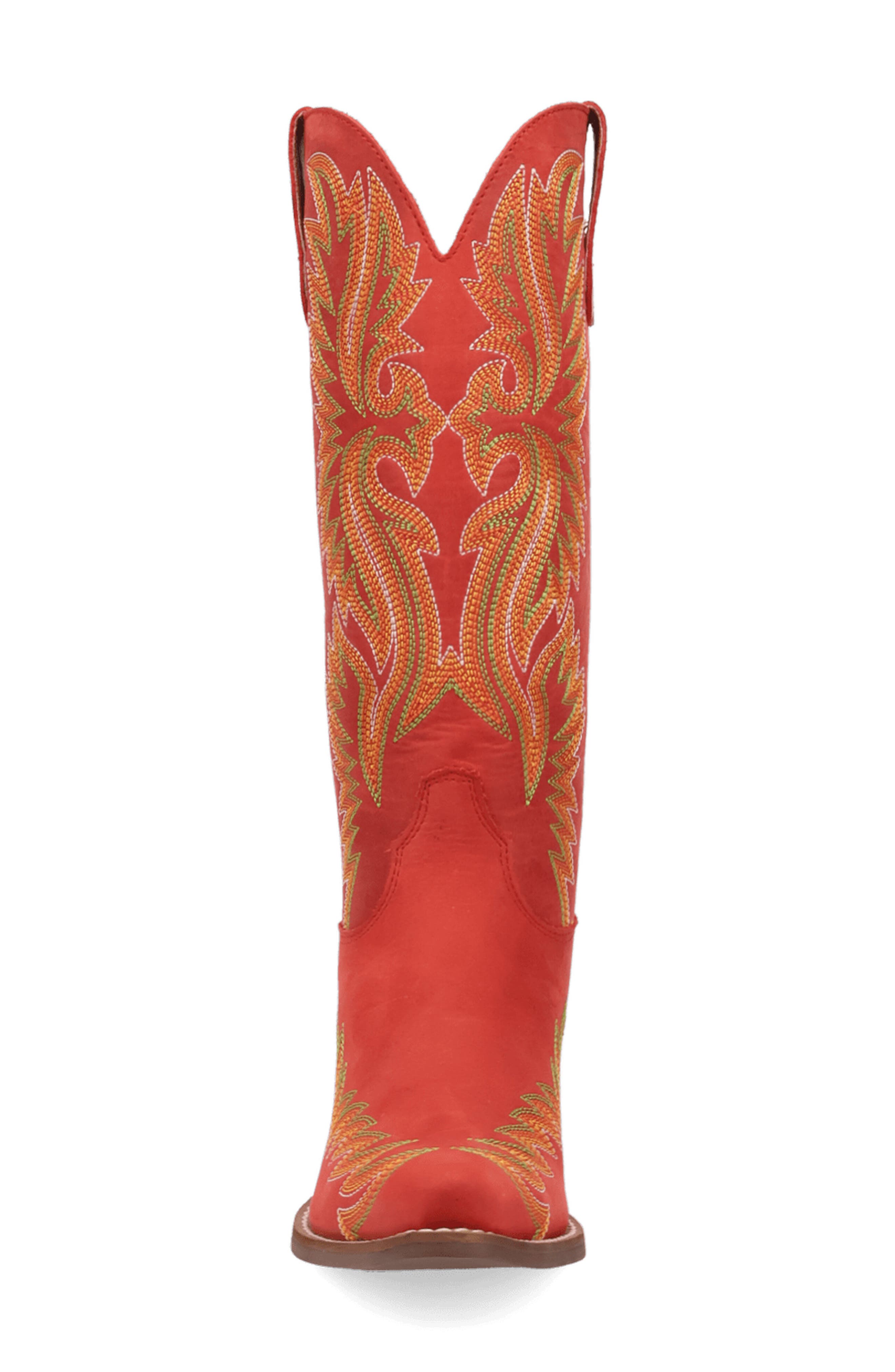 Lantana Leather Western Boot, Alternate, color, RED