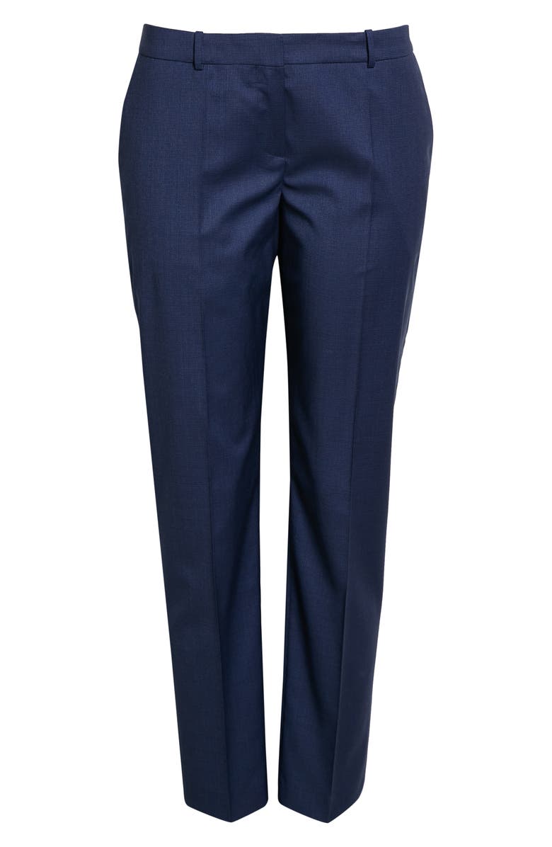 BOSS Tiluna Slim Wool & Silk Suit Pants, Alternate, color, 
