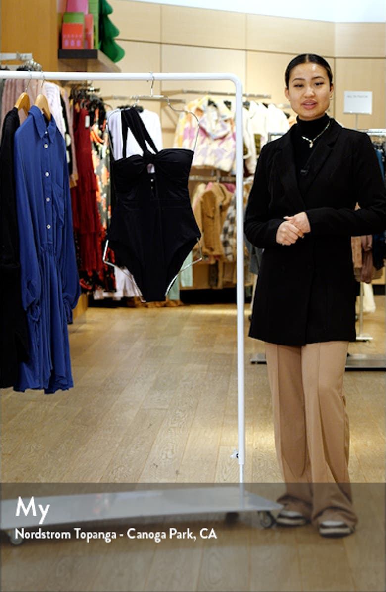 Color Code Cutout One-Piece Swimsuit, sales video thumbnail