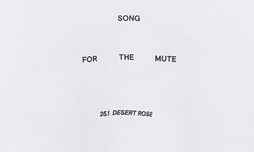 SONG FOR THE MUTE SONG FOR THE MUTE OVERSIZE LOGO GRAPHIC T-SHIRT