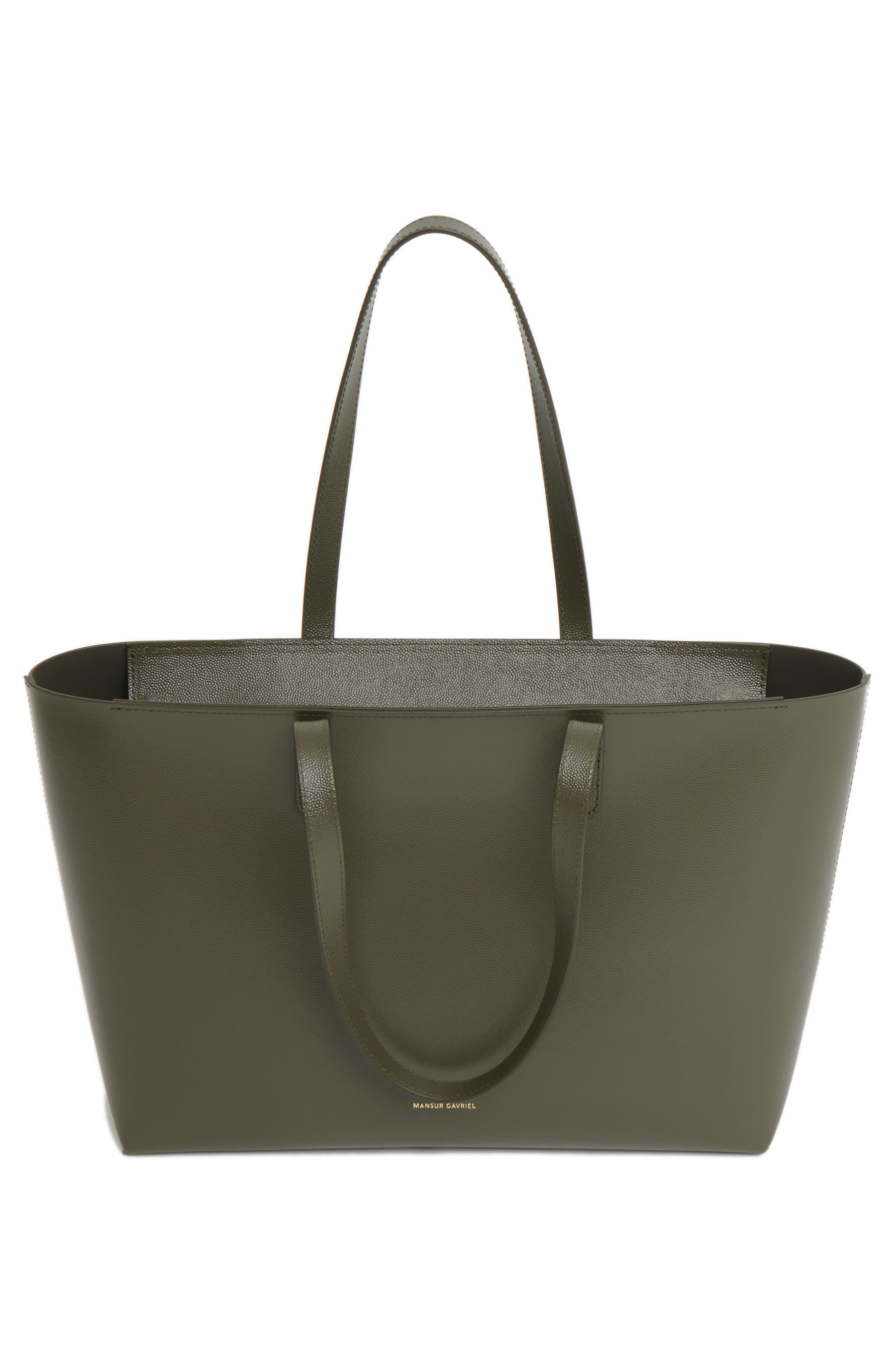 Mansur Gavriel Small Leather Zip Tote, Alternate, color, 
