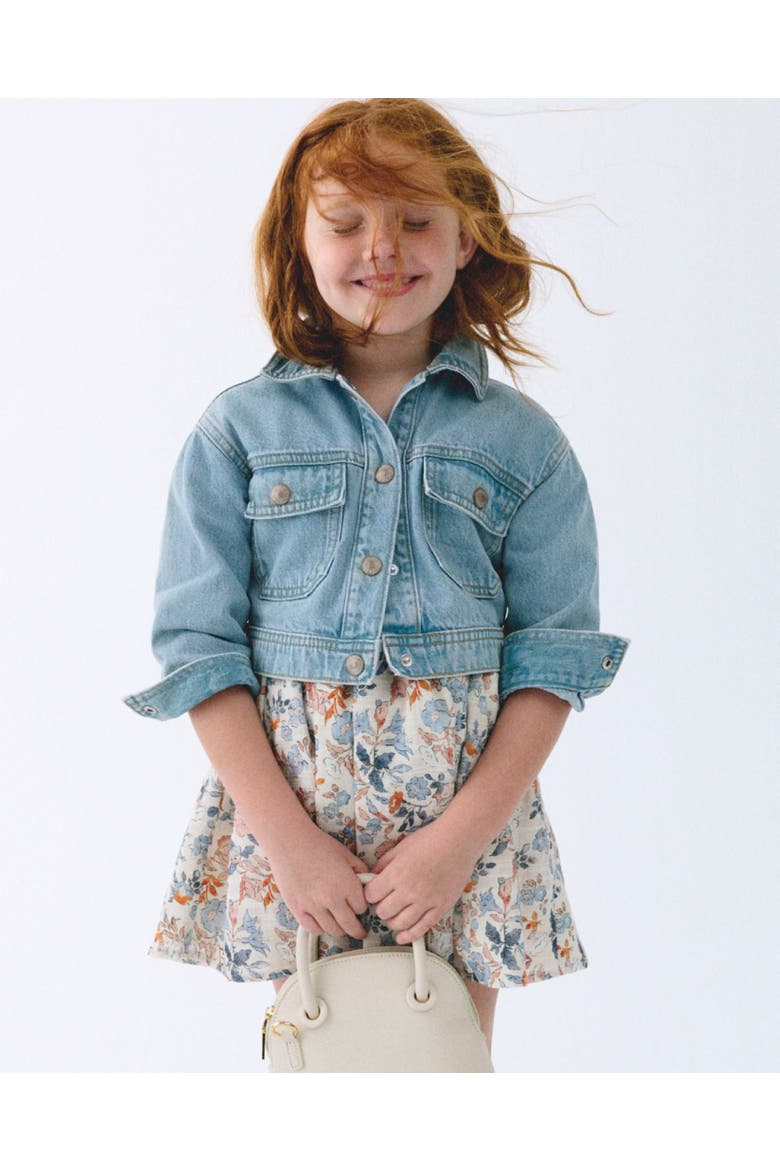 Denim Jacket, Alternate, color, Light Blue