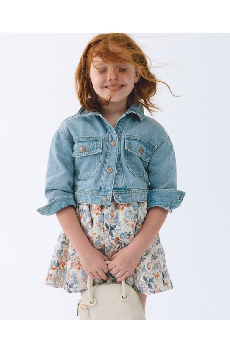 Mayoral Denim Jacket, Alternate, color, Light Blue