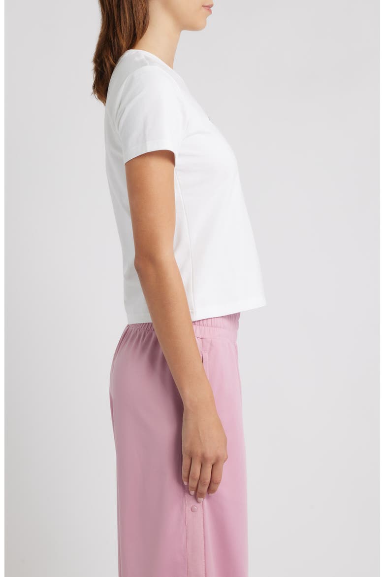 Street Metallic Graphic Extra Slim Baby Tee, Alternate, color, PUMA WHITE