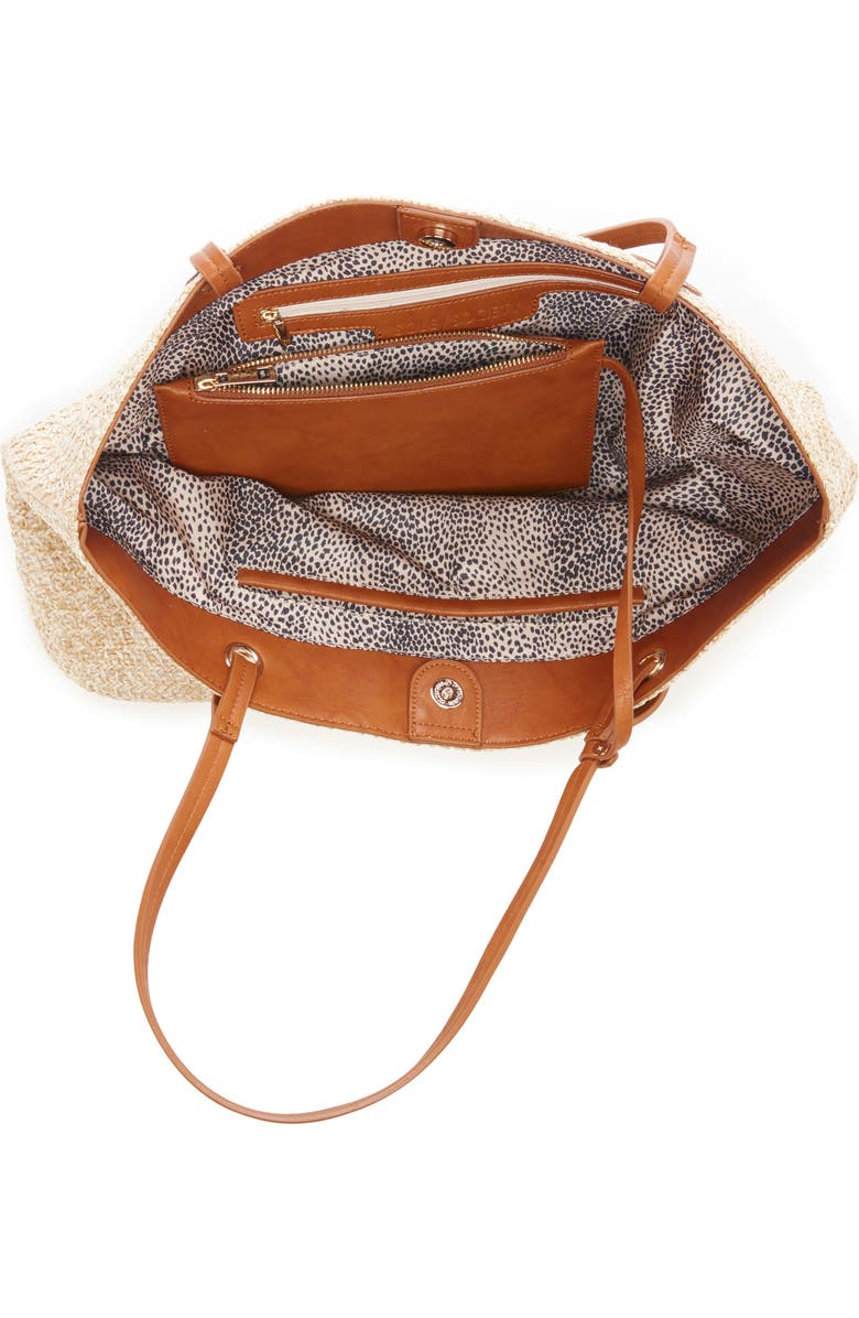 Sole Society Apryl Woven Tote, Alternate, color,