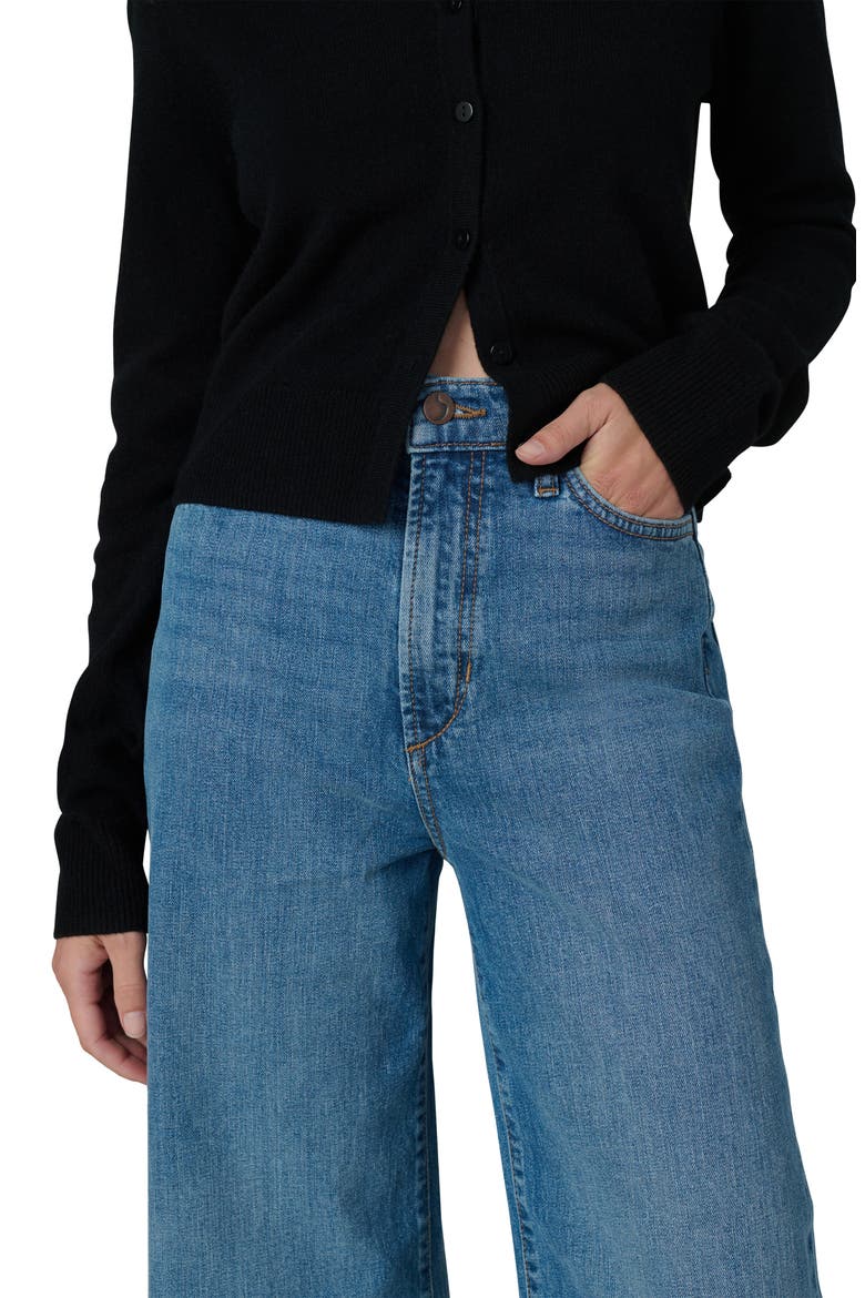 High Waist Wide Leg Jeans, Alternate, color, SEMLA