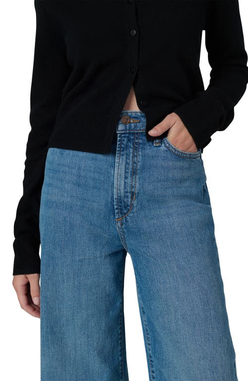 Joe's High Waist Wide Leg Jeans In Blue
