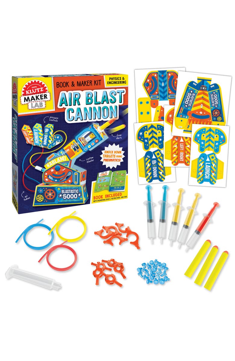 Klutz Air Blast Physics Cannon, Main, color, Multicolored