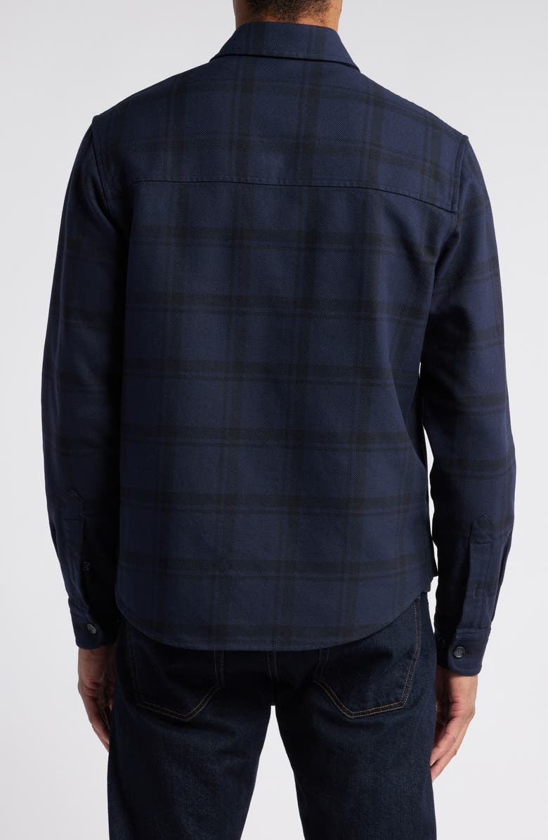 BOSS Owen Shadow Check Button-Up Overshirt, Alternate, color, 