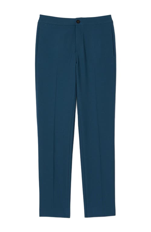 Sandro Jersey Trousers In Thunderstorm Blue