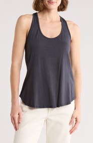GO COUTURE Rounded Racerback Tank