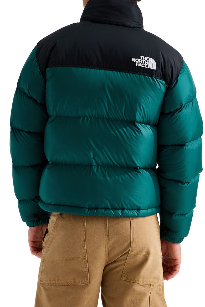 1996 Retro Nuptse 700 Fill Power Down Packable Jacket, Alternate, color, PACIFIC TEAL/ TNF BLACK