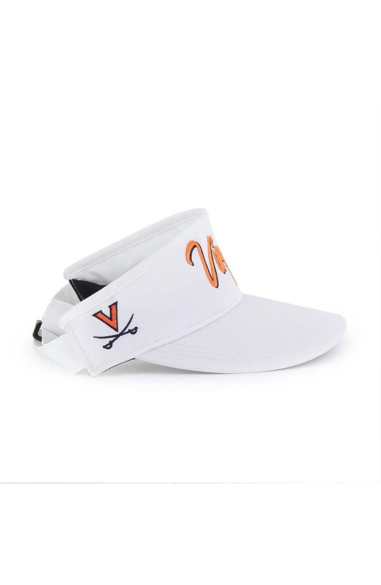'47 Men's '47 White Virginia Cavaliers Melbourne brrr° Adjustable Visor, Alternate, color, White