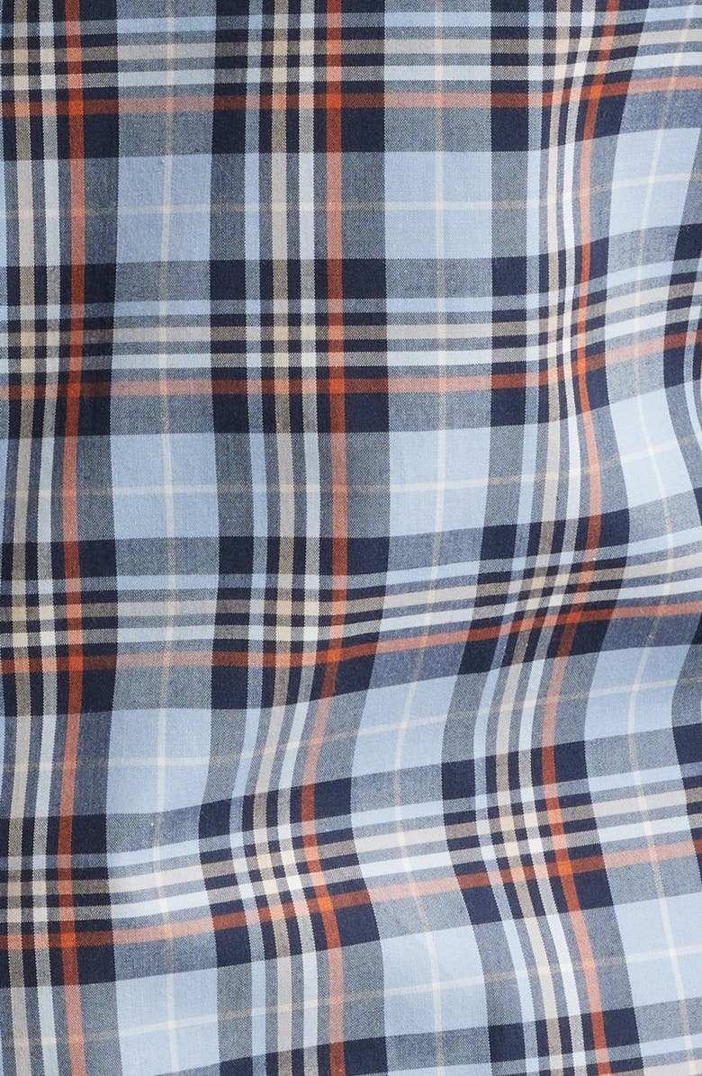 Scott Barber Collegiate Plaid Regular Fit Button-Up Shirt, Alternate, color, 