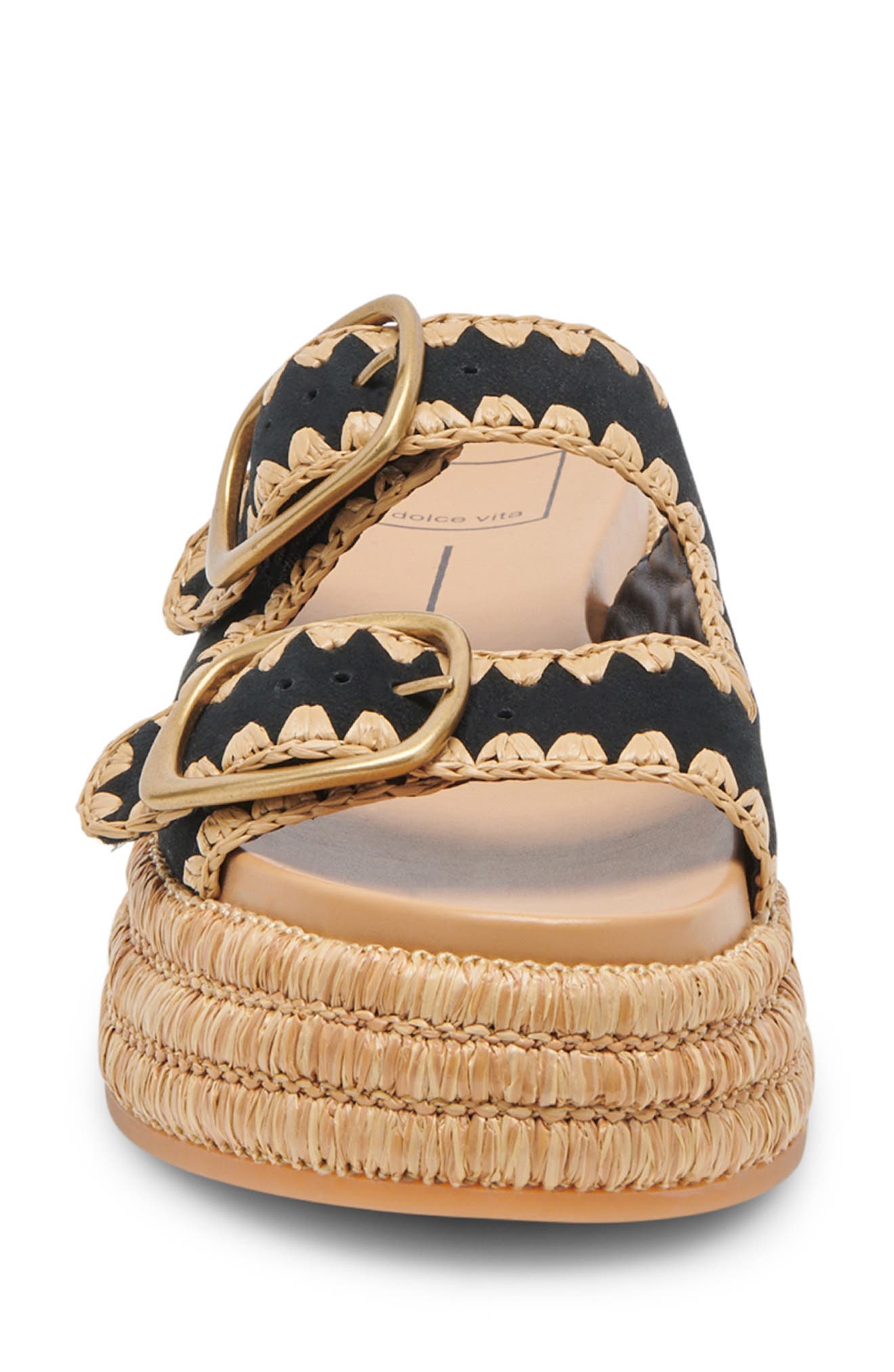 Dolce Vita Wanika Espadrille Platform Slide Sandal, Alternate, color, 