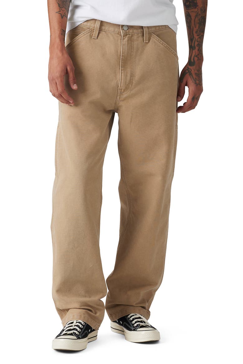 568™ Loose Straight Leg Carpenter Jeans, Main, color, TIGERS EYE CANVAS