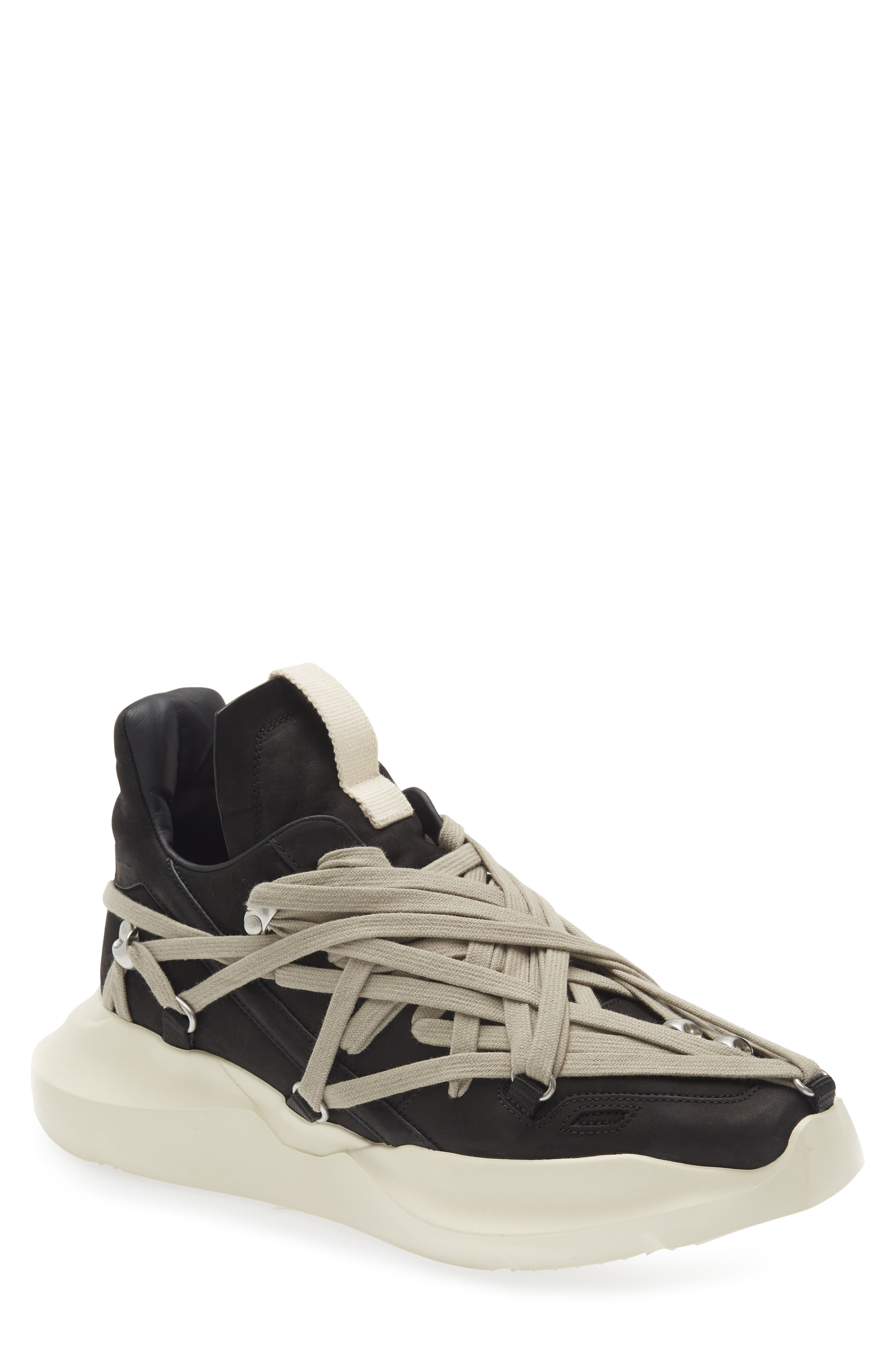 Rick Owens Megalace Running Shoe, Main, color, 