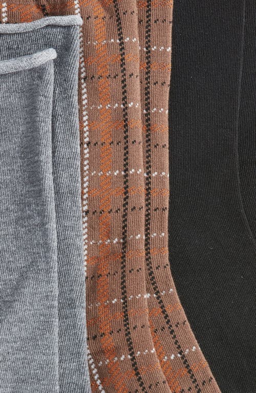 K. Bell Socks K Bell Socks Assorted 3-pack Roll Top Crew Socks In Multi