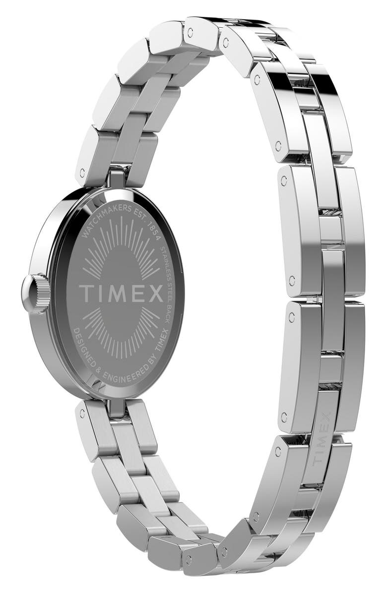 Timex<sup>®</sup> Transcend Mesh Strap Watch & Bracelet Set, 31mm, Alternate, color, Blue/Silver