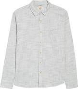 Marine Layer Stripe Stretch Cotton Button-Up Shirt